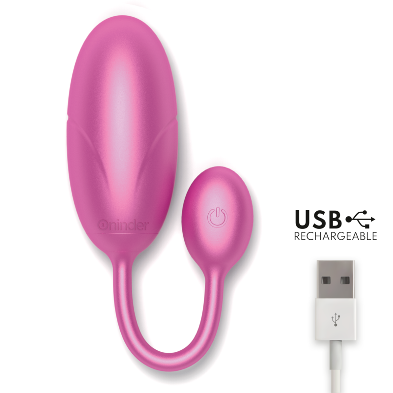 Oninder Tokyo Vibrating Egg Pink 7.5 X 3.2 Cm Free App
