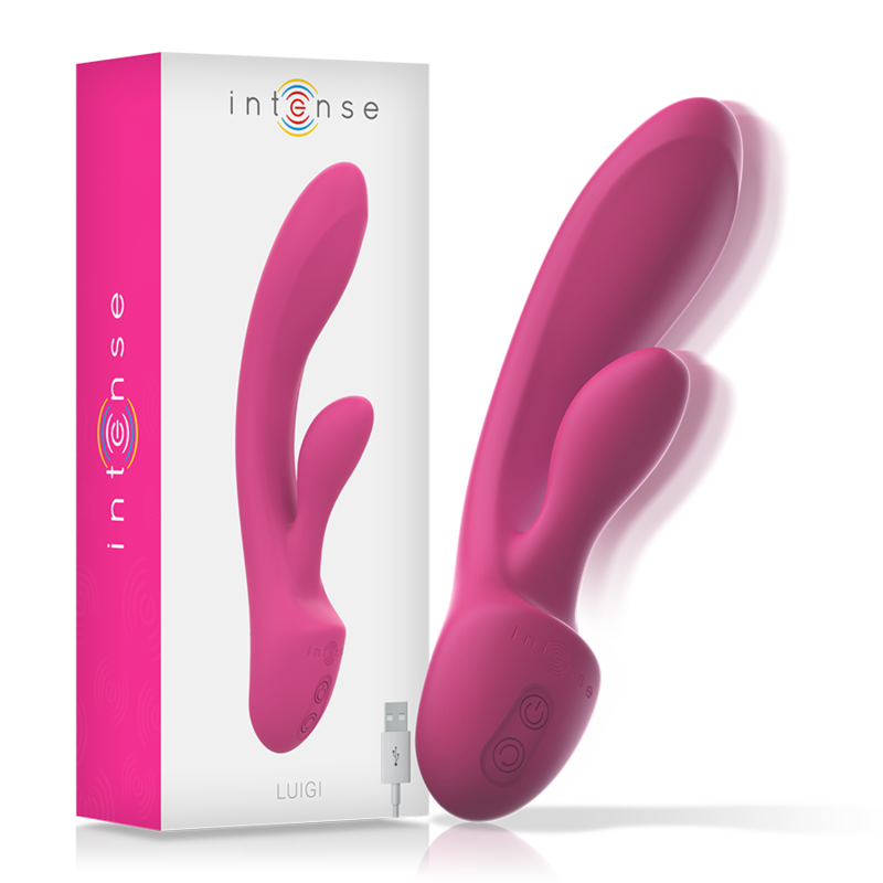 Intense Fun Intense - Luigi Rabbit Vibrator Pink Liquid Silicone