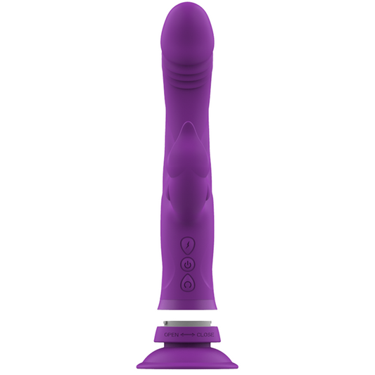 Intense Fun Intense - Casanova Rabbit Silicone Vibrator Triple Motor Purple