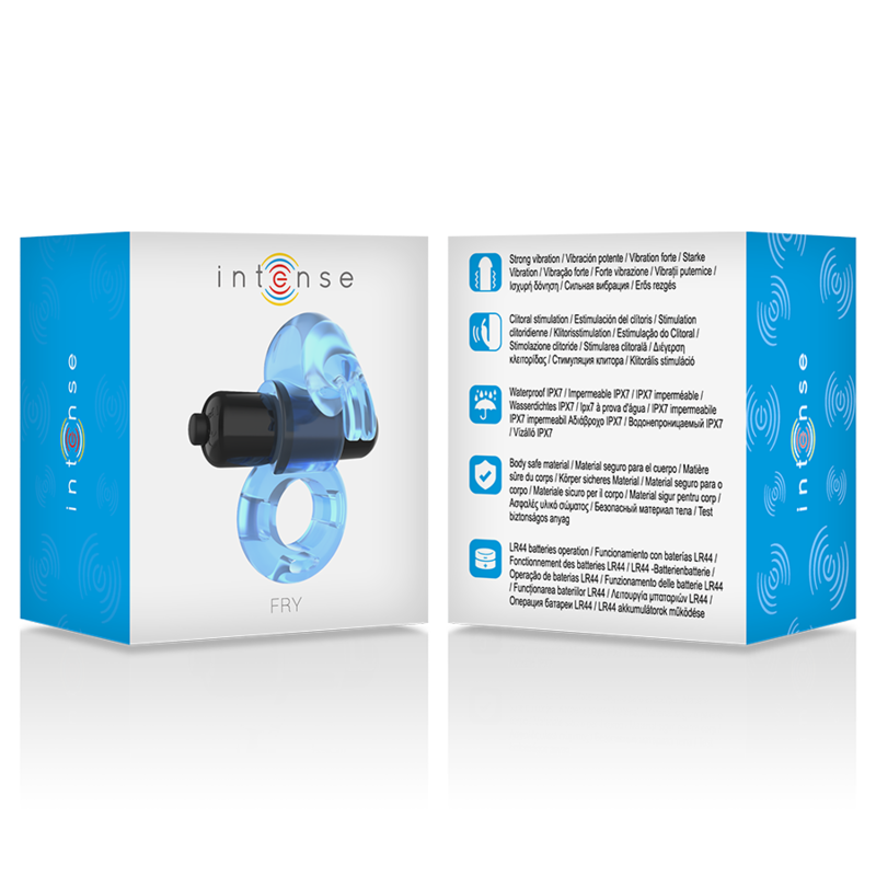 Intense Couples Toys Intense - Fry Blue Vibrating Ring