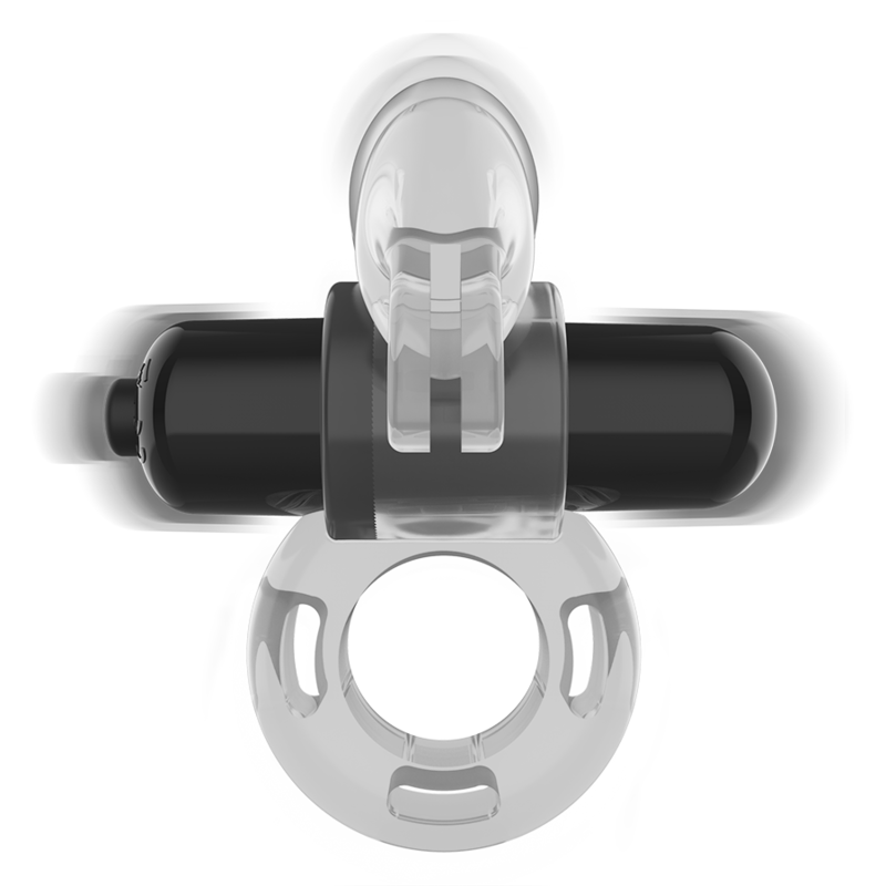 Intense Couples Toys Intense - Fry Transparent Vibrating Ring