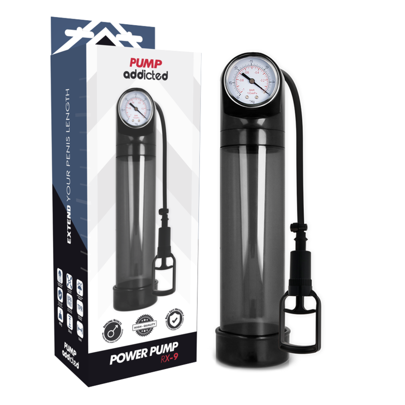Pump Addicted Bomba Erección Rx9 Transparente
