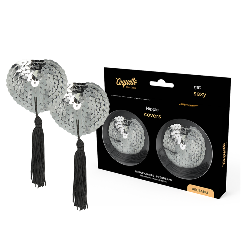 Coquette Accessories Coquette Chic Desire - Nipple Covers Silver