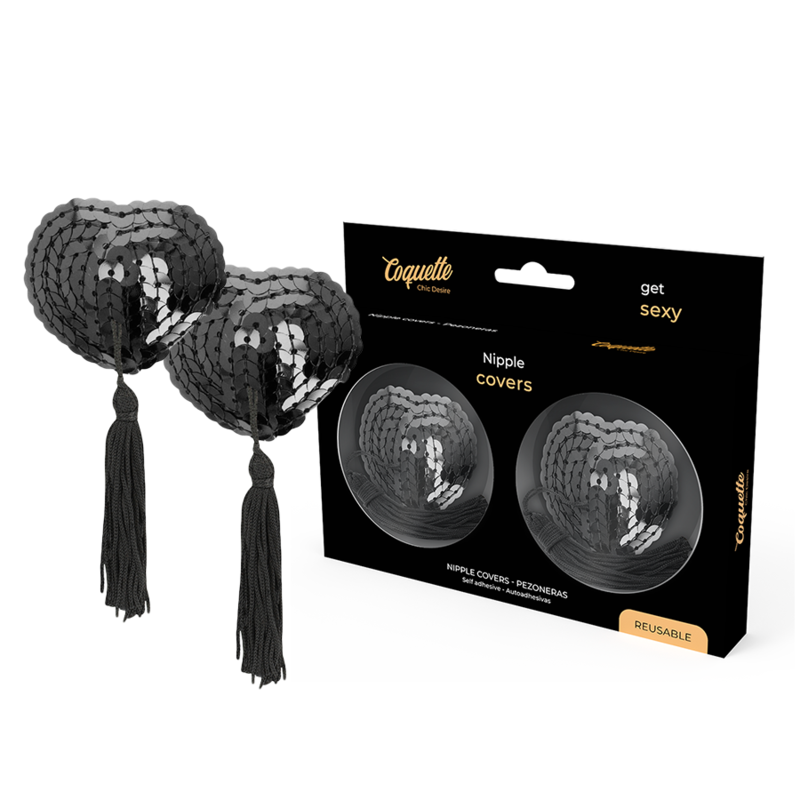 Coquette Accessories Coquette Chic Desire - Nipple Covers Black