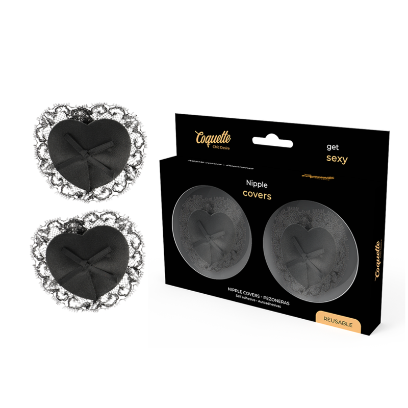 Coquette Accessories Coquette Chic Desire - Nipple Covers Lace Black