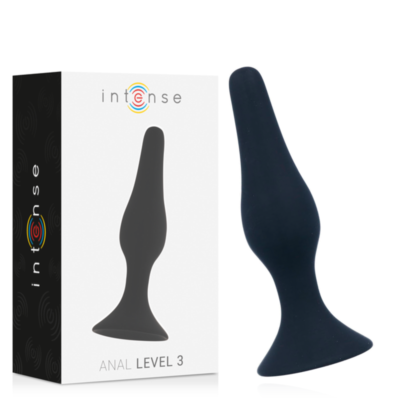 Intense Anal Toys Intense - Anal Level 3 12.5Cm Black