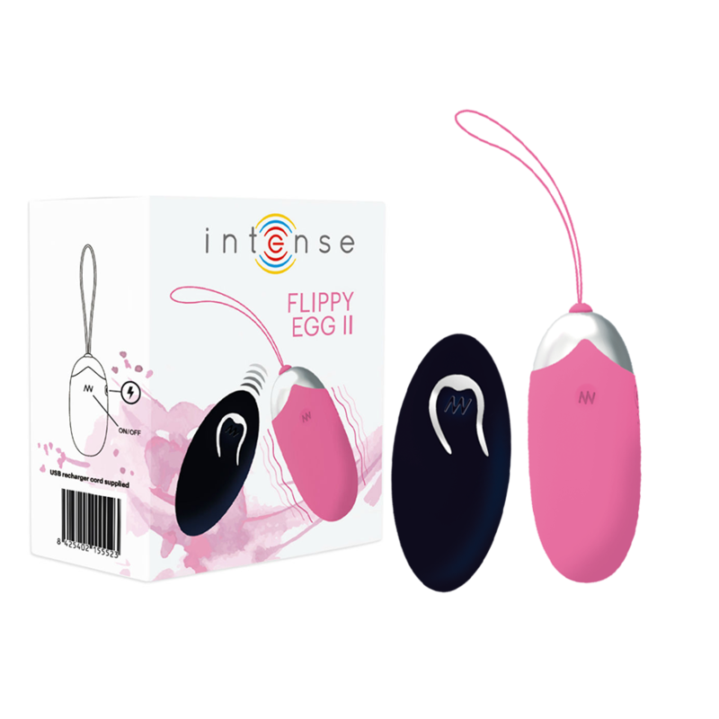 Intense Couples Toys Intense - Flippy Ii Vibrating Egg With Remote Control Pink