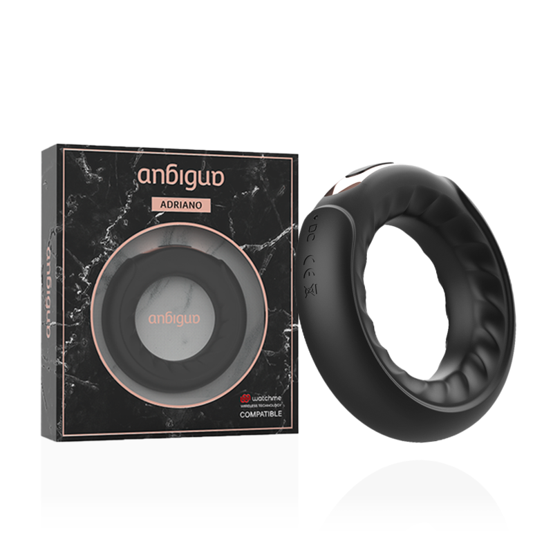 Anbiguo Adriano Vibrating Ring Compatible With Watchme Wireless Technology