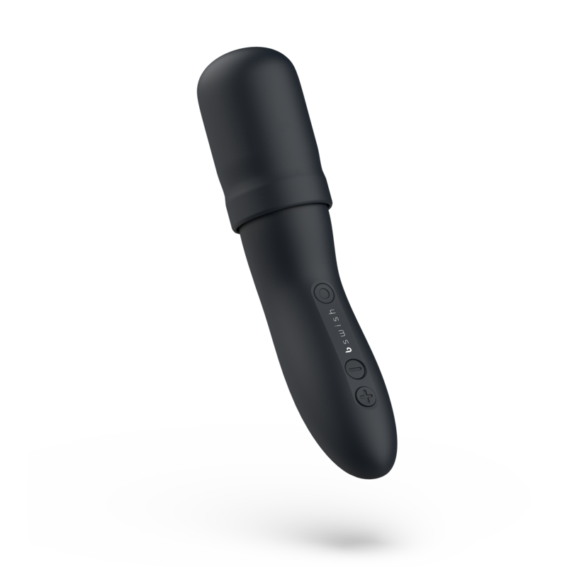 B Swish Bthrilled Vibrator Wand Premium Black