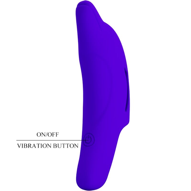 Pretty Love Delphini Powerful Dark Blue Finger Stimulator