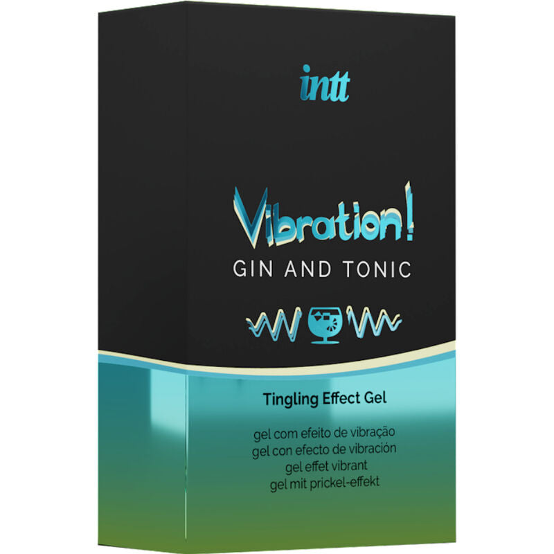 Intt Unisex Arousal Gel Intt - Powerful Intimate Stimulant Liquid Vibrator Gel Gin & Tonic 15Ml