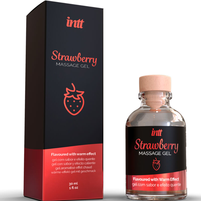 Intt Massage & Oral Sex Hot Effect Strawberry Flavor Massage Gel