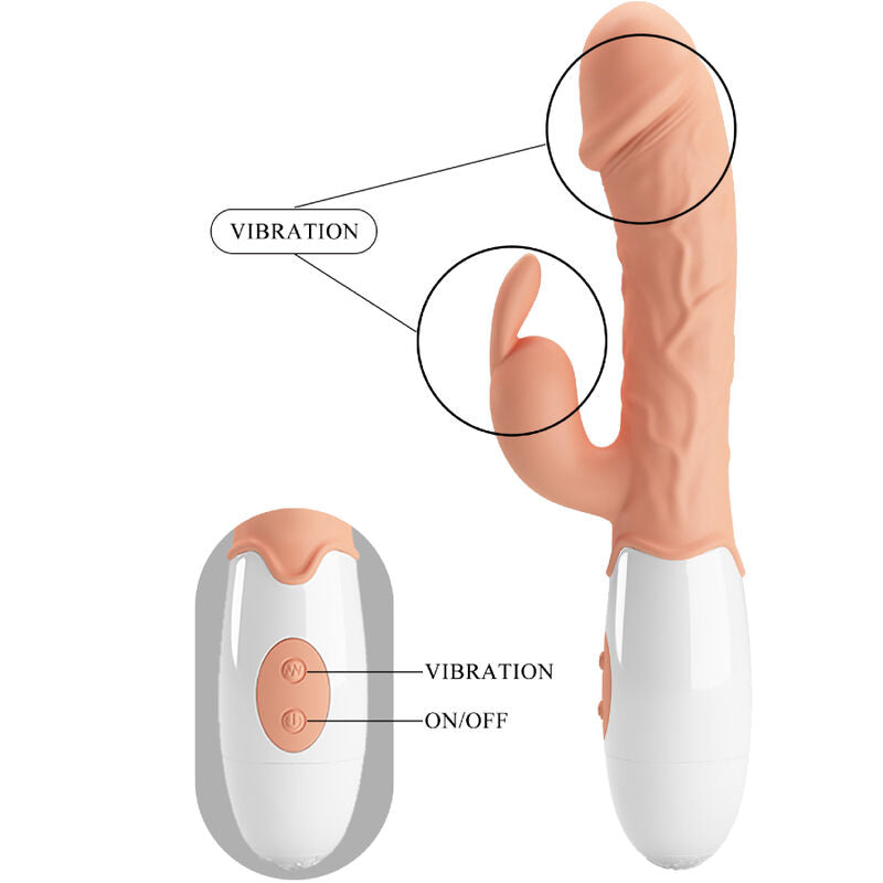 Pretty Love Easter Bunny Vibrator With Stimulator