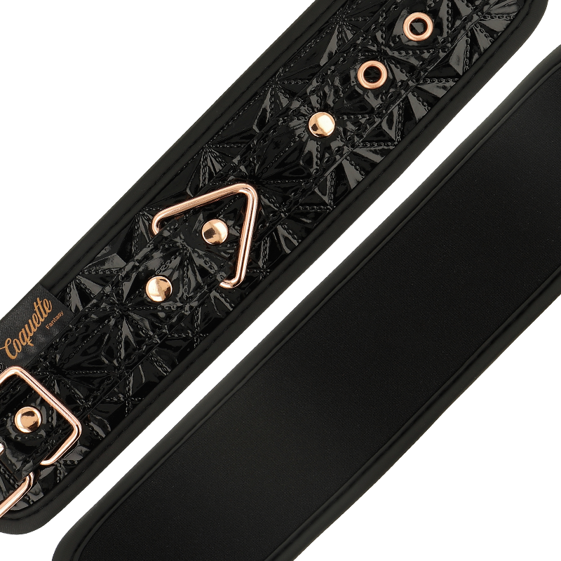 Coquette Fantasy Coquette Chic Desire - Black Edition Premium Handcuffs With Neoprene Lining
