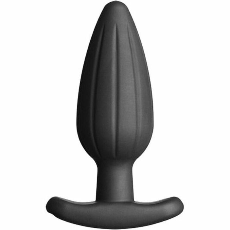 Electrastim Silicone Black Rocker Butt Plug Large