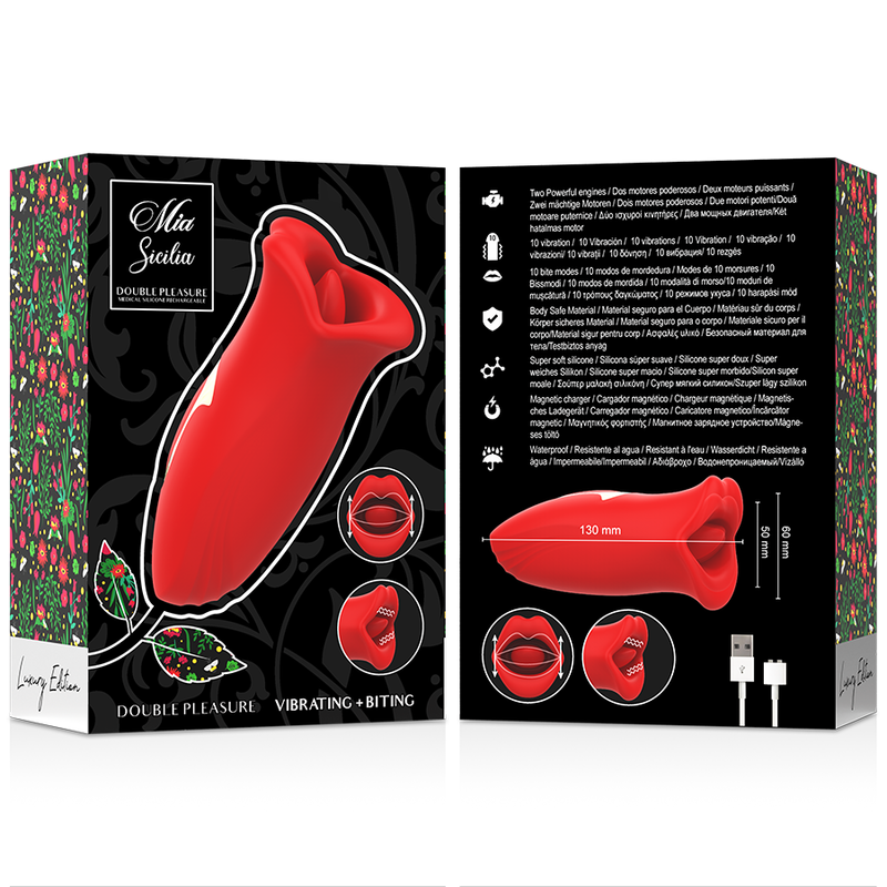 Mia Sicilia Double Pleasure Vibrating + Biting