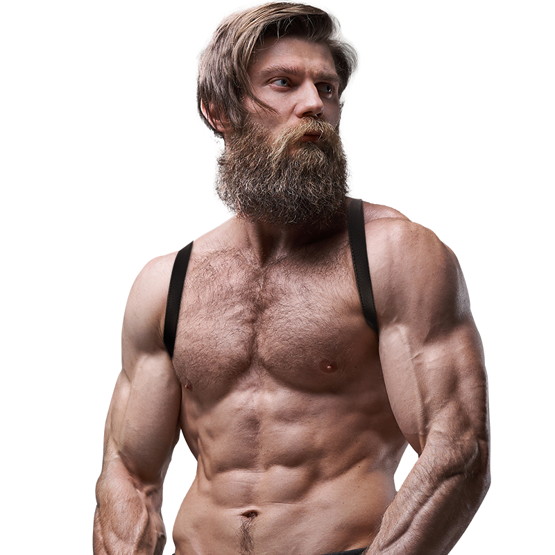 Fetish Submissive Attitude Mens Eco-Leather Back Harness