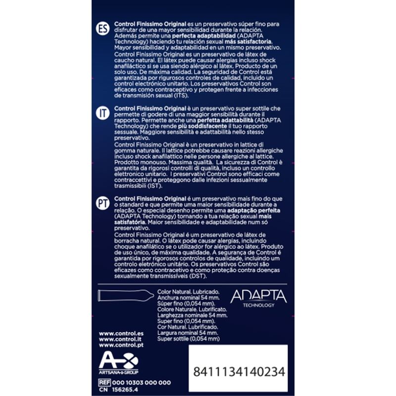 Control Condoms Control - Finissimo Condoms 12 Units