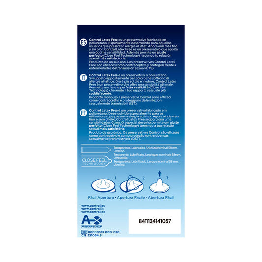 Control Condoms Control - Free Sin Latex Condoms 5 Units