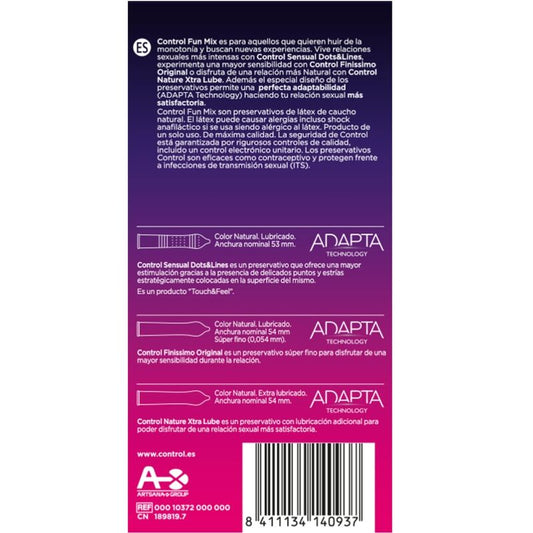 Control Condoms Control - Feel Fun Mix 6 Uds