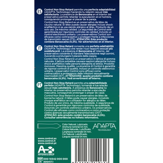 Control Condoms Control - Non Stop Retard Condoms 12 Units