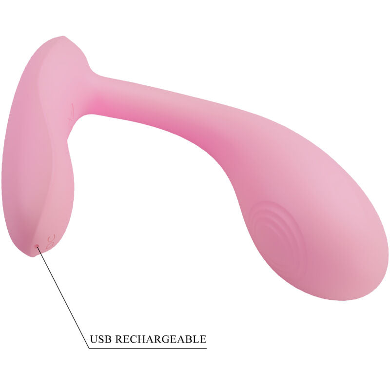 Pretty Love Flirtation Pretty Love - Baird G-Spot 12 Vibrations Rechargeable Pink App