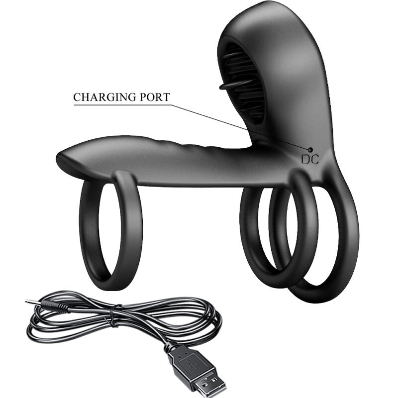 Pretty Love Jammy Cock Ring Vibrator