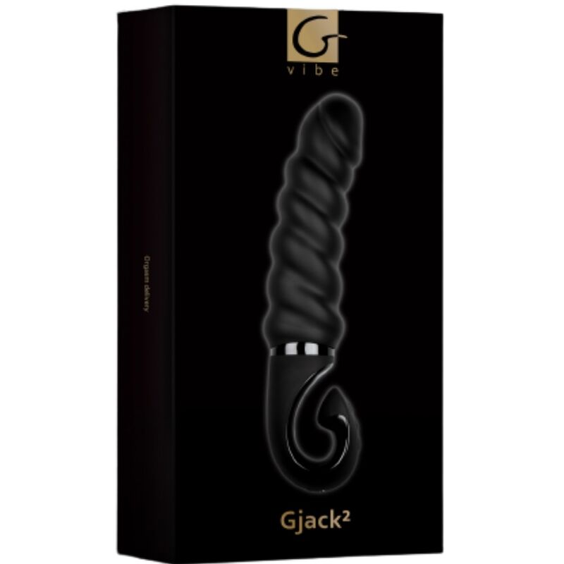 G-Vibe G-Jack 2 - Black Vibrating Dildo