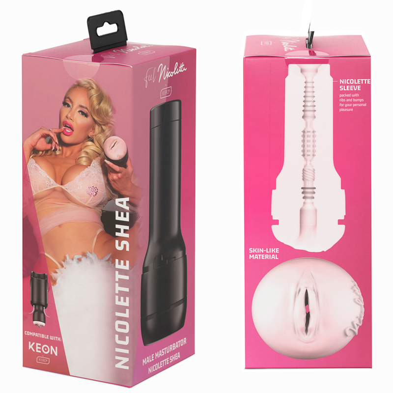 Kiiroo Keon + Feel Nicolette Shea Stroker + Aqua Quality Lubricant 50 Ml