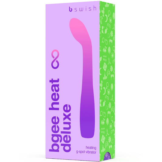 B Swish Bgee Heat Infinite Deluxe Rechargeable Vibrator Lavender Silicone