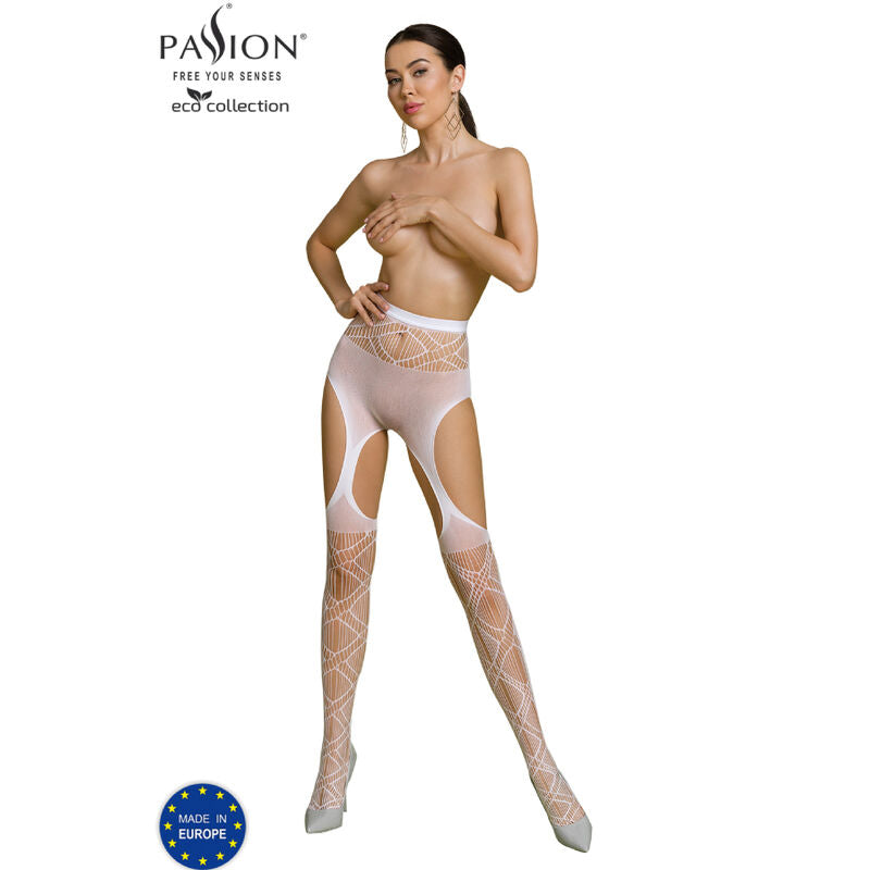 Passion Woman Garter & Stock Passion - Eco Collection Bodystocking Eco S005 Negro