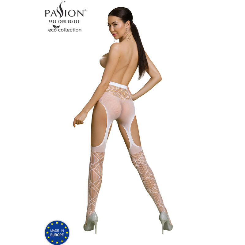 Passion Woman Garter & Stock Passion - Eco Collection Bodystocking Eco S005 Negro