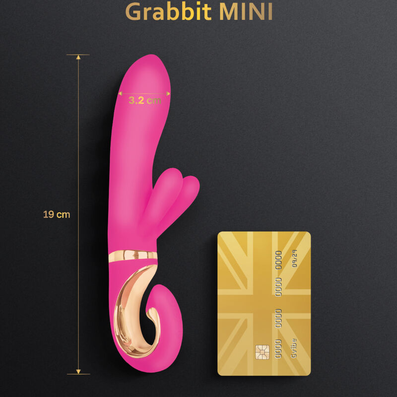 G-Vibe Grabbit Mini Pink Silicone Vibrator