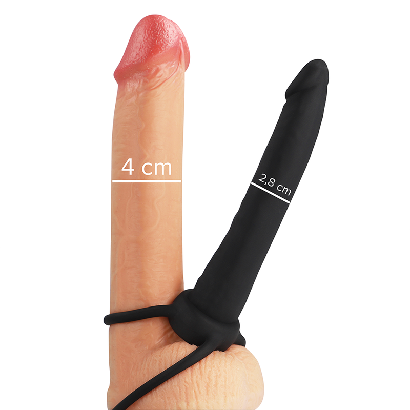 Mythology Fantasy Dildo Mythology - Cobi Onyx Anal Dildo With Cock And Testicle Ring 13 Silicone Cm