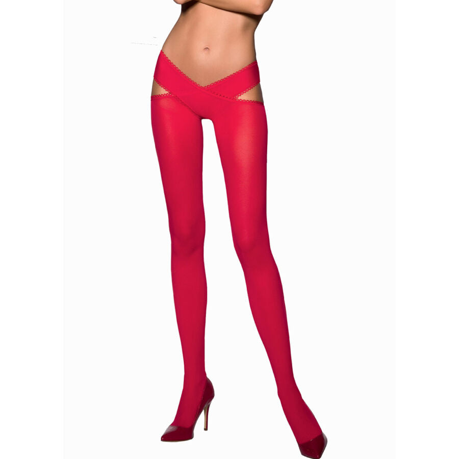 Passion Woman Garter & Stock Passion - Tiopen 005 Medias Negro 3/4 60 Den