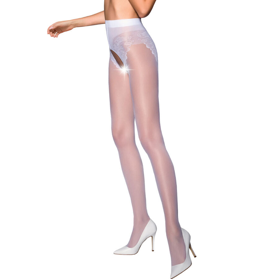 Passion Woman Garter & Stock Passion - Tiopen 006 Medias Rojo 1/2 30 Den