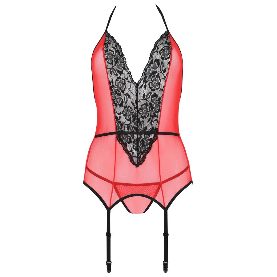 Passion Woman Passion - Peonia Corset Erotic Line Red S/M