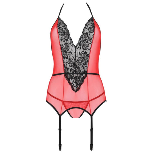 Passion Woman Passion - Peonia Corset Erotic Line Red S/M