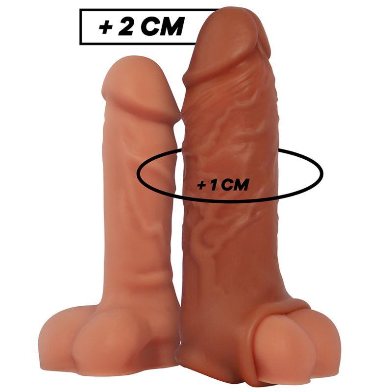 Virilxl Liquid Silicone V9 Brown Penis Extension