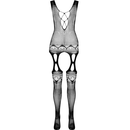 Passion Woman Bodystockings Passion - Bs099 Bodystocking Negro Talla Unica