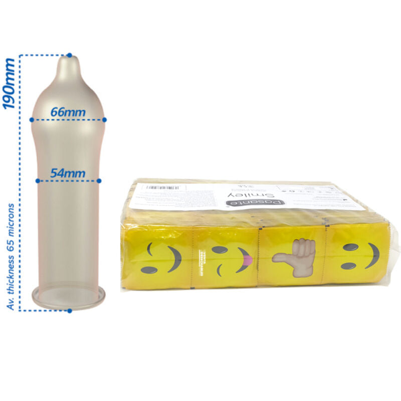 Pasante Condoms Smiley Bag 144 Units