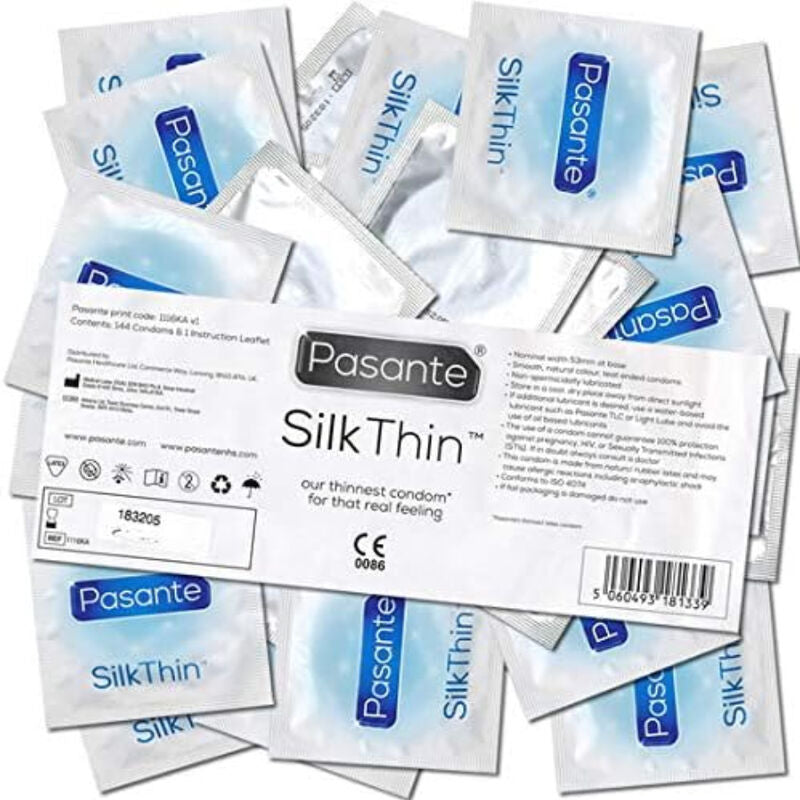 Pasante Condoms Silk Thinest 144 Units