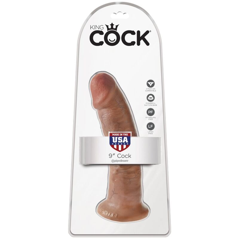 King Cock Realistic Penis 21.7 Cm Caramel