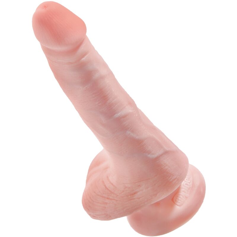 King Cock Realistic Penis With Balls 13.5 Cm Light