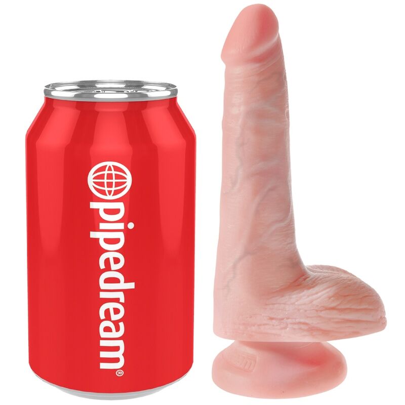 King Cock Realistic Penis With Balls 13.5 Cm Light