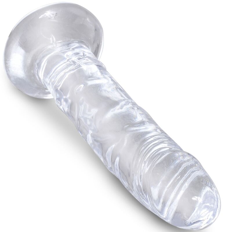King Cock Clear Realistic Penis 15.5 Cm Transparent