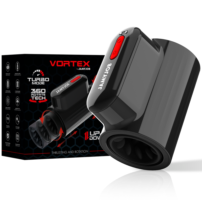 Jamyjob Vortex Thrusting And 360 Rotate Tech Turbo Mode Masturbator