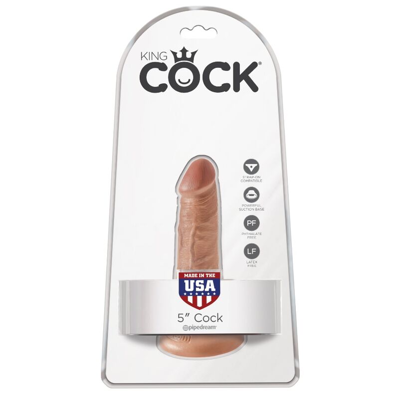 King Cock Realistic Penis 12 Cm Caramel