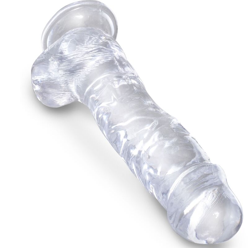 Pipedream King Cock Clear 8" Cock with Balls