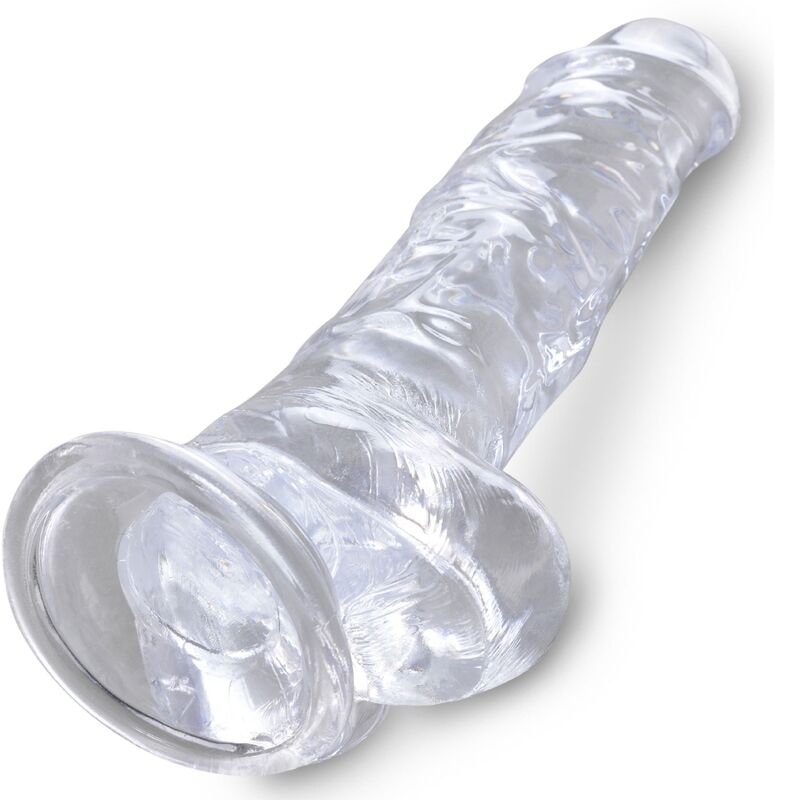 Pipedream King Cock Clear 8" Cock with Balls